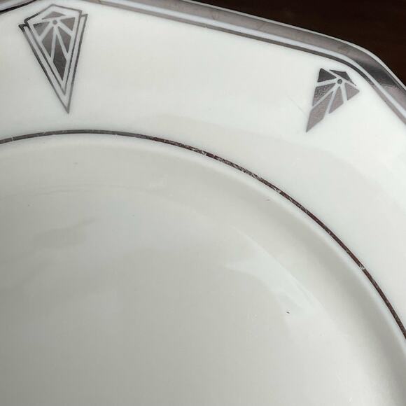 Community China Deauville Art Deco Salad Plates Lot of 4 1920s Bavaria READ - Picture 9 of 11
